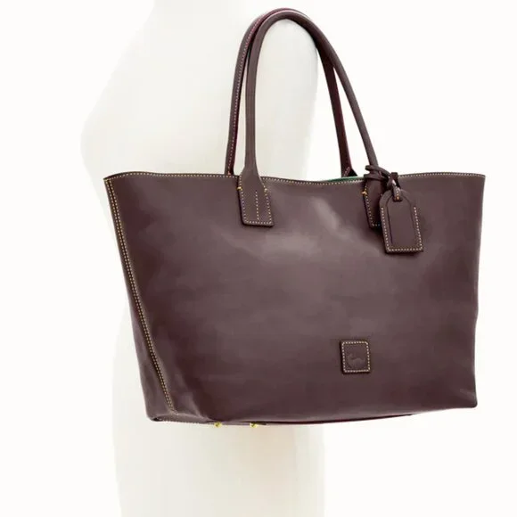 Nwt Dooney & Bourke Florentine Leather Medium Russel Tote Bag - Picture 13 of 13